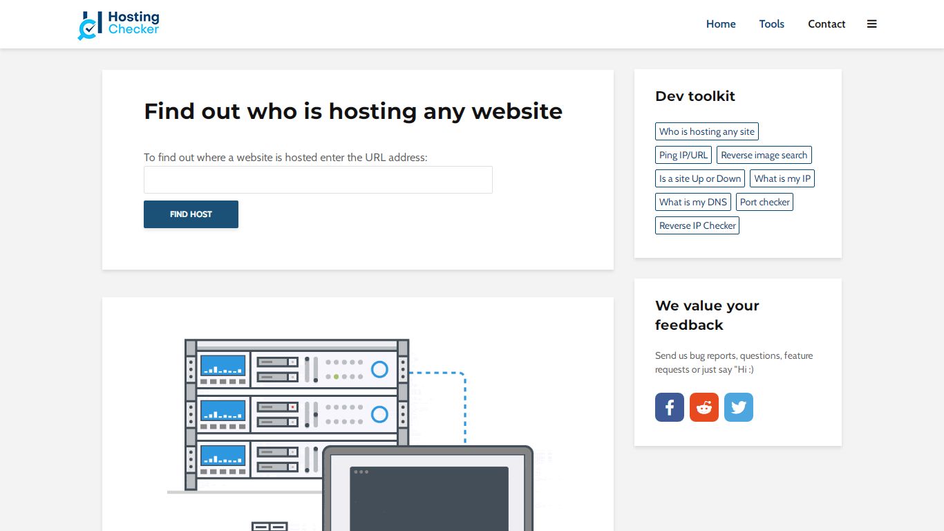 Hosting Checker - Find out who is hosting any website